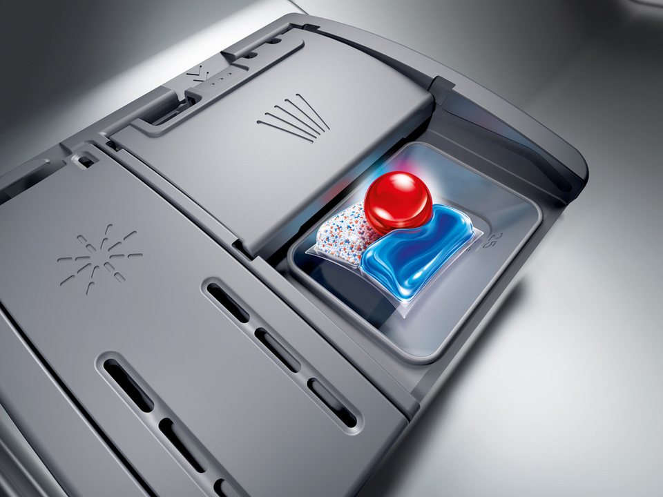 BOSCH vollintegrierbarer Geschirrspüler Serie 4 SMV4EVX09E Automatische Türöffnung für Effizienz, flexible Körbe & Schubladen ... mehr
