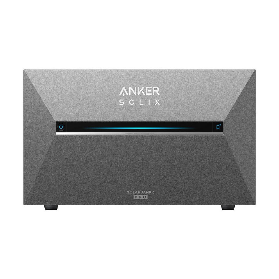 ANKER Balkonkraftwerk Anker SOLIX Solarbank 3 E2700 Pro mit Zusatzsakkus (1x/2x/3x/4x/5x Anker SOLIX BP2700 Erweiterungsakkus (optional), 2,7 kWh Intelligenter Speicher mit integriertem Wechselrichter. ... mehr