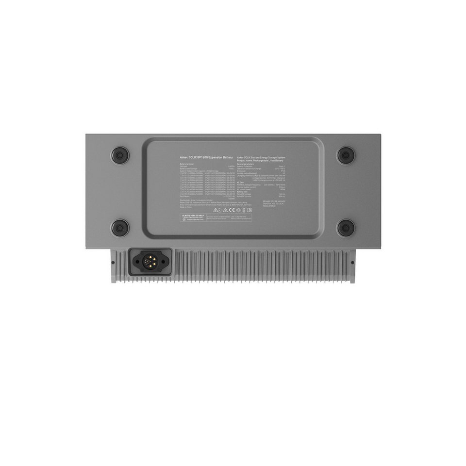 ANKER Balkonkraftwerk Anker SOLIX Solarbank 2 BP1600 Erweiterungsakku Balkonkraftwerk 800 W, (Packung), LiFePO4-Akku mit 6.000 Ladezyklen ... mehr