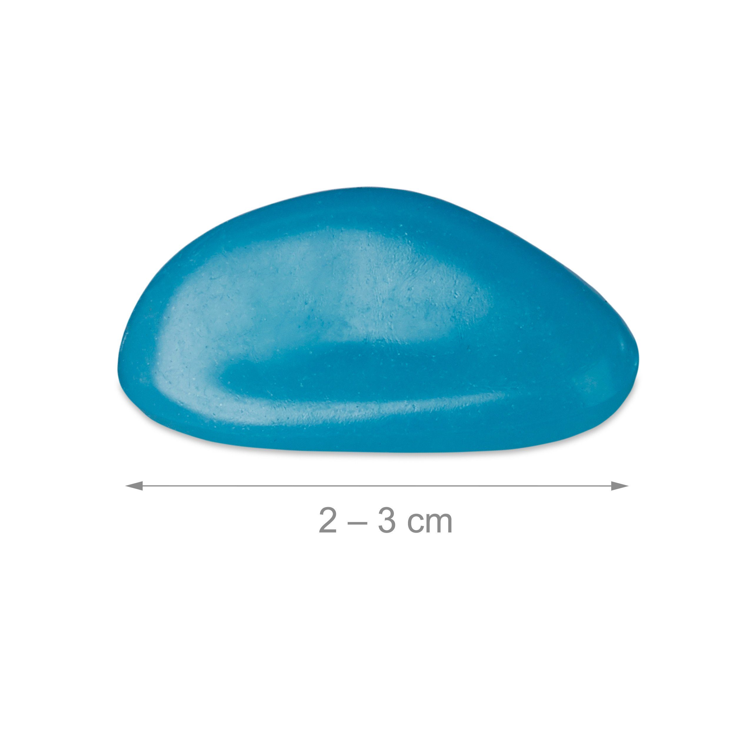 relaxdays Dekosteine Leuchtsteine 200er Pack Blau