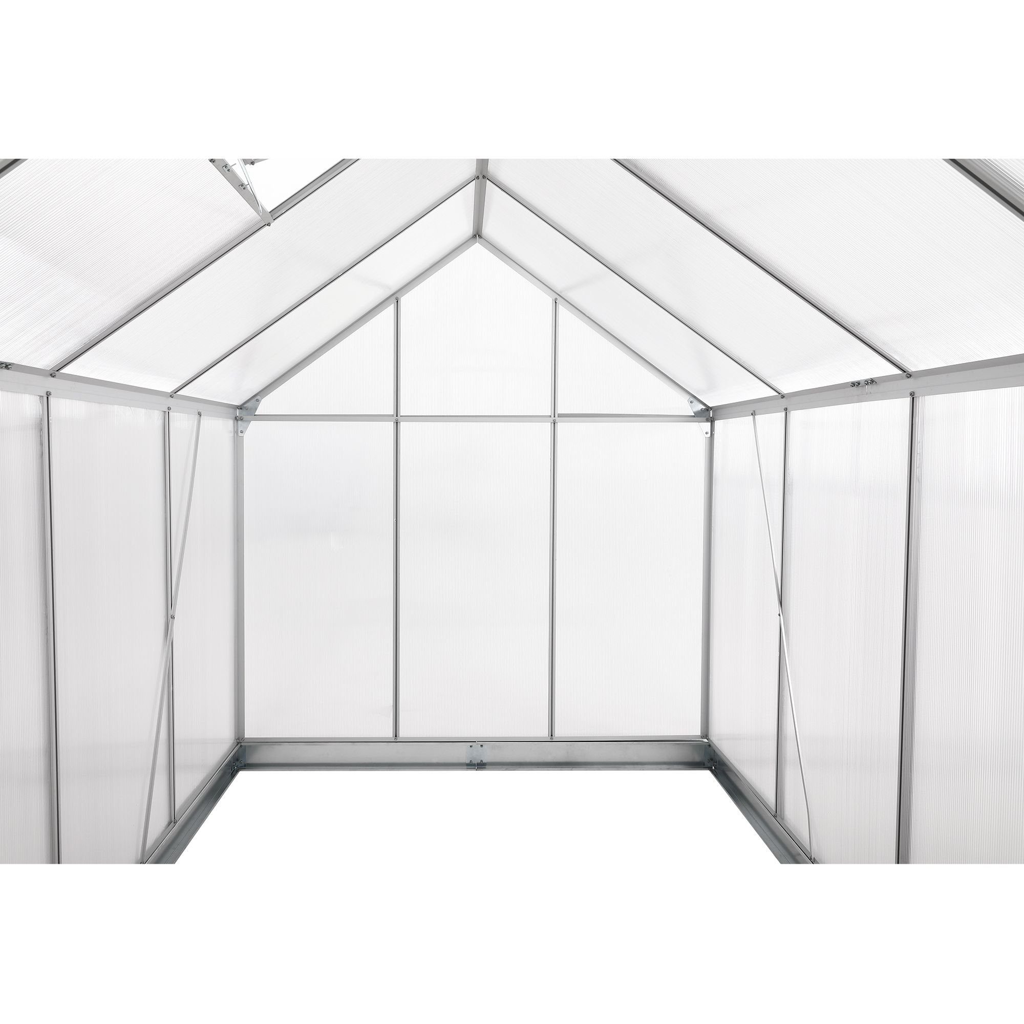 Zelsius Gewächshaus Zelsius Aluminium Gewächshaus SET, 310 x 190 cm, i, BxTxH: 190 x 310 x 190 cm
