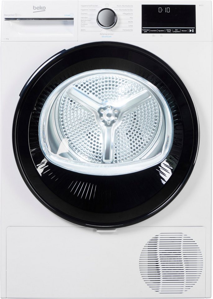 BEKO Wärmepumpentrockner B3TO82C9W Multifunktionsdisplay ... mehr