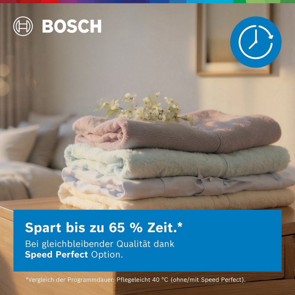 BOSCH Waschmaschine Serie 6 WUU28T70 unterbaufähig, Speed Perfect, Hygiene Plus, großes LED-Display ... mehr