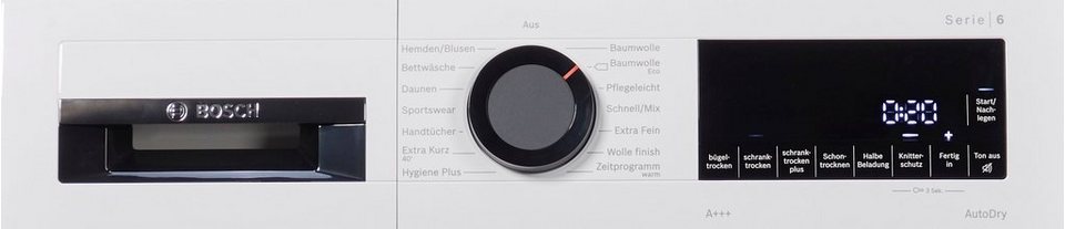 BOSCH Wärmepumpentrockner Serie 6 WQG233D40 Easy Clean Filter, Auto Dry, Halbe Beladung, Reversierende Trommel ... mehr