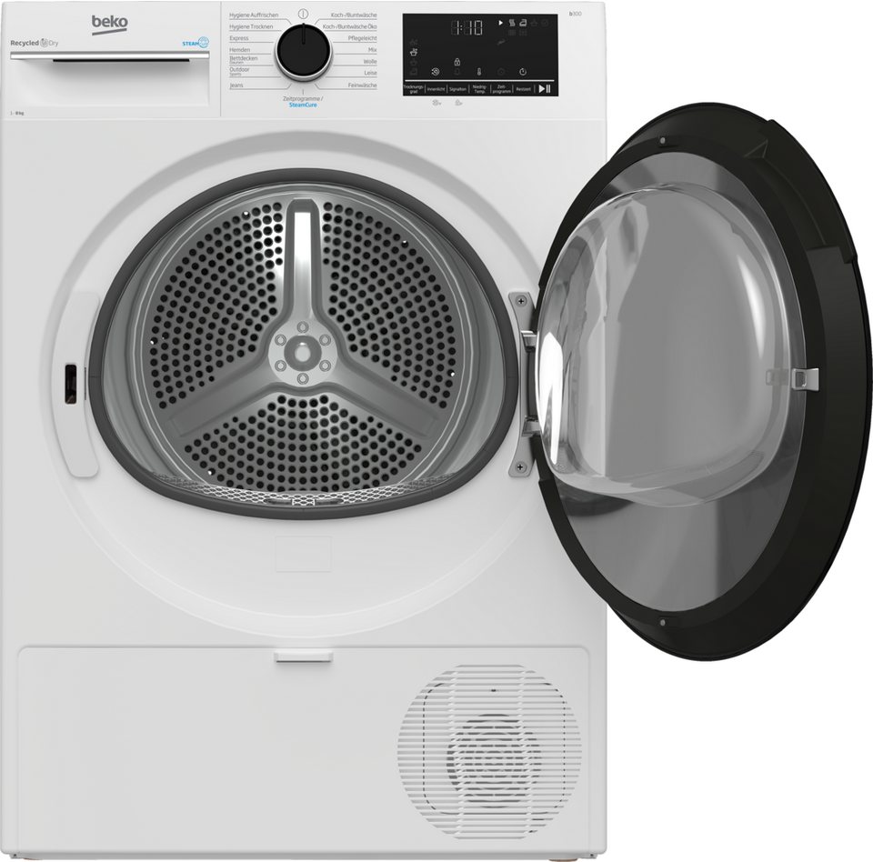 BEKO Wärmepumpentrockner B3TO82C9W Multifunktionsdisplay ... mehr