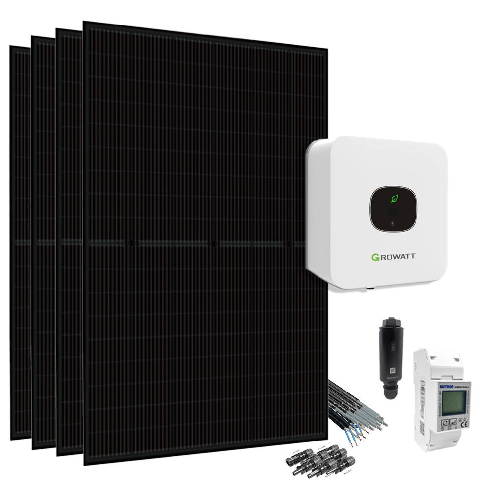 1800W Balkonkraftwerk mit Growatt MIC-1500 TL-X WiFi und 450W Luxen Solar