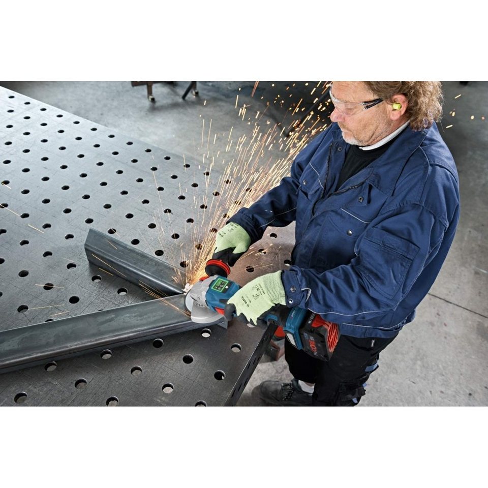BOSCH Akku-Winkelschleifer BITURBO GWS 18V-15 SC solo - Akku-Winkelschleifer - blau/schwarz ... mehr