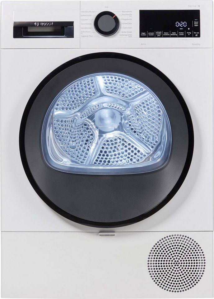 BOSCH Wärmepumpentrockner Serie 6 WQG233D40 Easy Clean Filter, Auto Dry, Halbe Beladung, Reversierende Trommel ... mehr