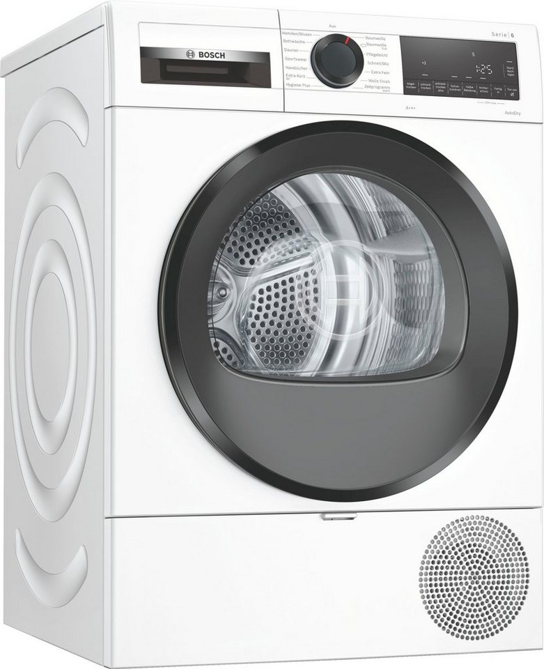 BOSCH Wärmepumpentrockner Serie 6 WQG233D40 Easy Clean Filter, Auto Dry, Halbe Beladung, Reversierende Trommel ... mehr