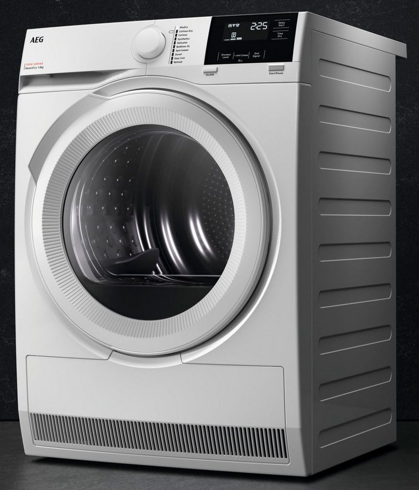 AEG Wärmepumpentrockner 7000 SensiDry® TR7T60680 916900044 SensiDry®: mit der Wärmepumpentechnologie weniger Energieverbrauch ... mehr