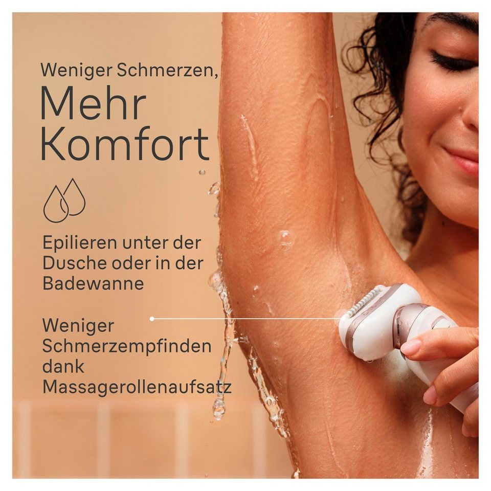 BRAUN Epilierer Silk-épil Flex 9 9-360 mit Rasier-, Trimmer- & Peelingaufsatz, Mini-Rasierer für das Gesicht ... mehr