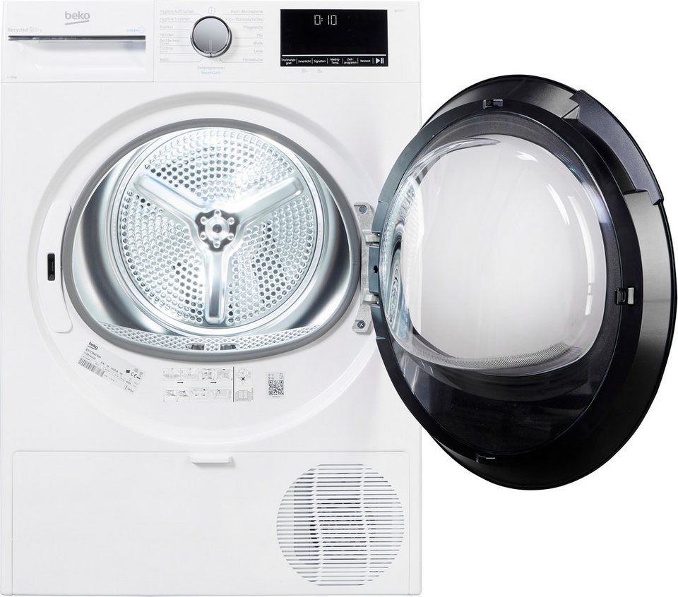 BEKO Wärmepumpentrockner B3TO82C9W Multifunktionsdisplay ... mehr
