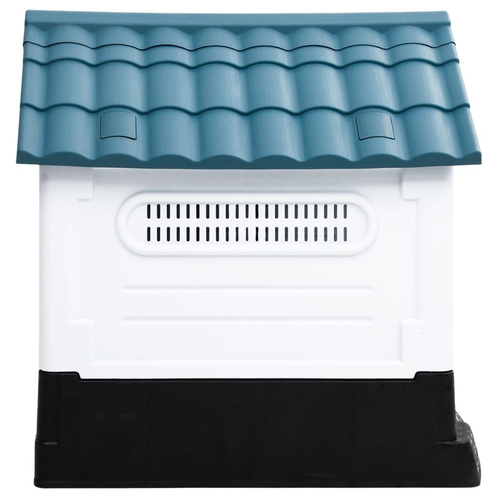 vidaXL Hundehütte Hundehütte Blau 57x68x66 cm Polypropylen