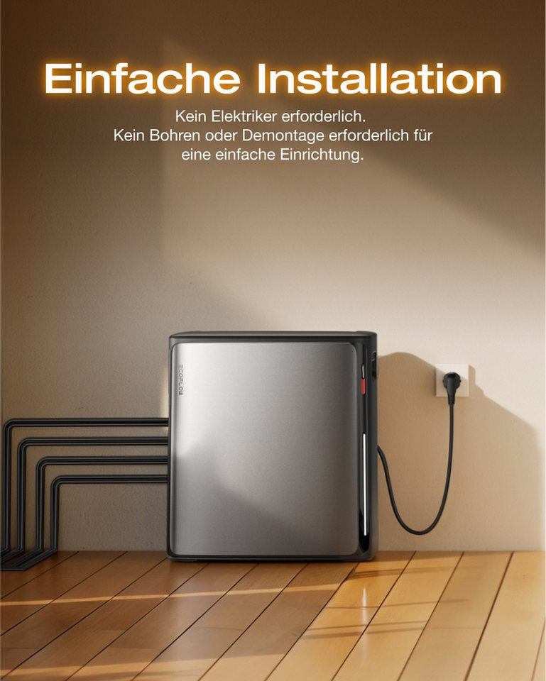 ECOFLOW Balkonkraftwerk EcoFlow STREAM Ultra X 3,84 kWh Balkonkraftwerk mit Batteriespeicher (2 800 W Solareingang (4 MPPT), 1 200 W Dual AC-Anschlüsse, Plug & Play Solarsystem), erweiterbar auf 23 kWh ... mehr