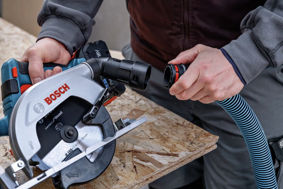 BOSCH Akku-Handkreissäge GKS 18V-57-2 L Kreissäge Ohne Akku - im Karton ... mehr