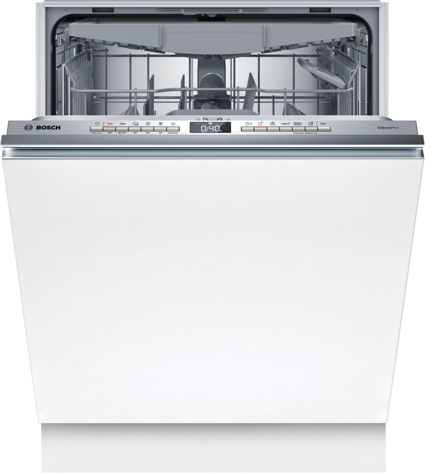 BOSCH vollintegrierbarer Geschirrspüler Serie 4 SMV4EVX09E Automatische Türöffnung für Effizienz, flexible Körbe & Schubladen ... mehr