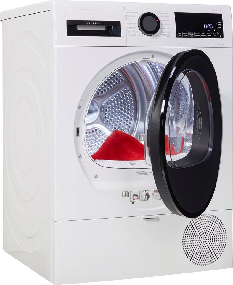 BOSCH Wärmepumpentrockner Serie 6 WQG233D40 Easy Clean Filter, Auto Dry, Halbe Beladung, Reversierende Trommel ... mehr