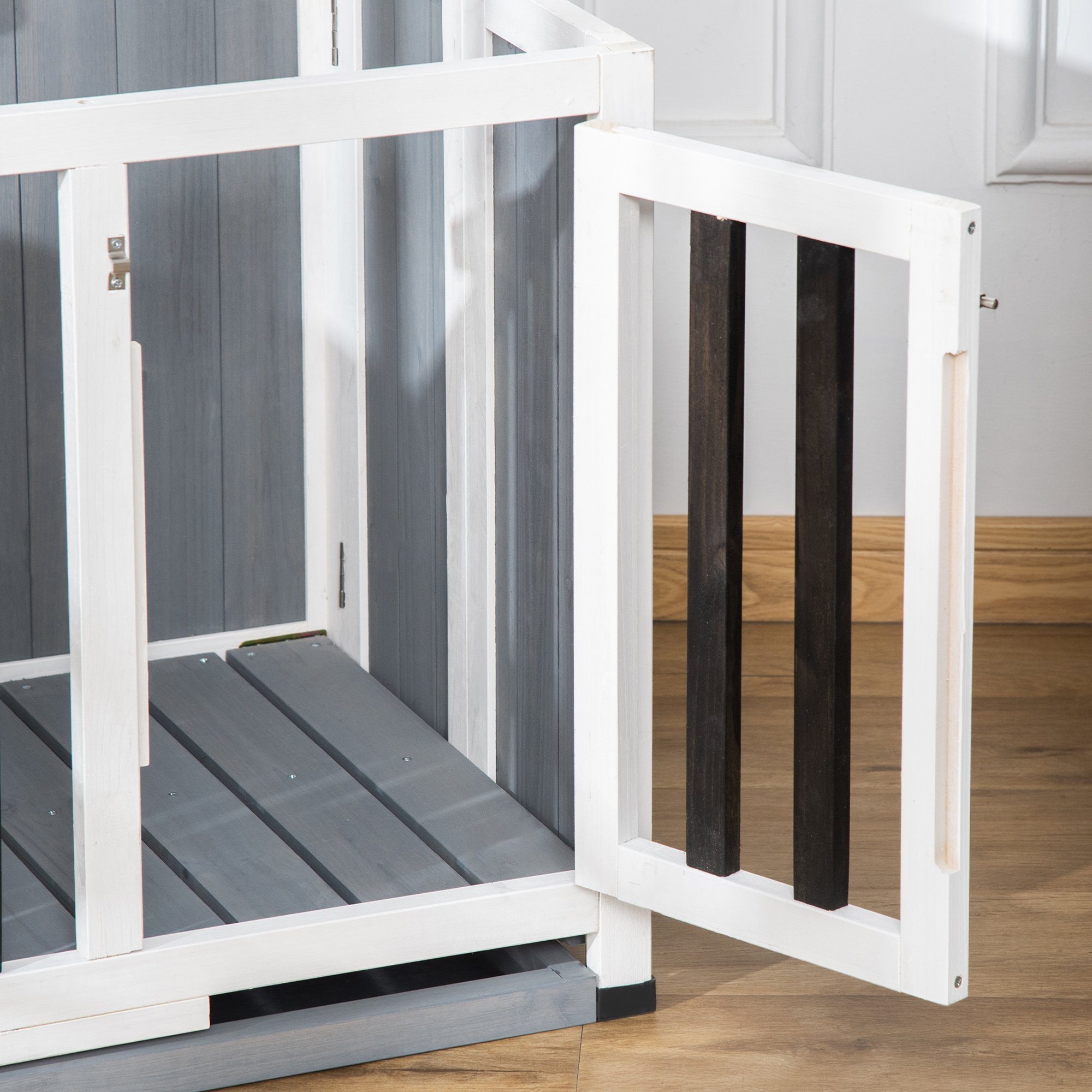 PawHut Hundehütte Hundekäfig, zusammenklappbar