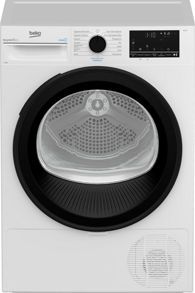 BEKO Wärmepumpentrockner B3TO82C9W Multifunktionsdisplay ... mehr