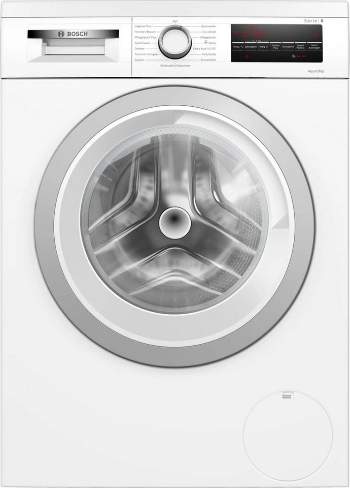 BOSCH Waschmaschine Serie 6 WUU28T70 unterbaufähig, Speed Perfect, Hygiene Plus, großes LED-Display ... mehr