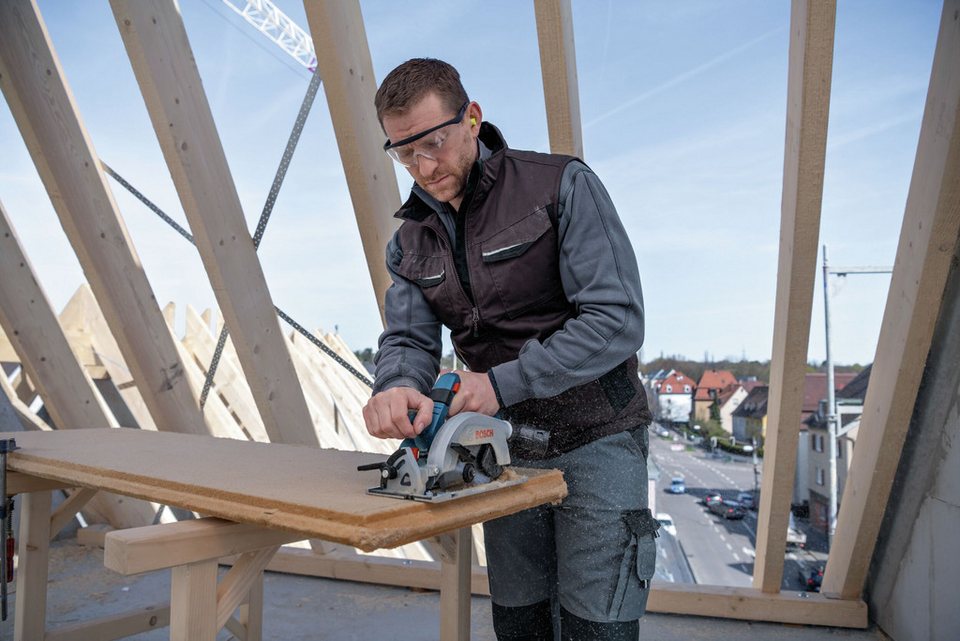 BOSCH Akku-Handkreissäge GKS 18V-57-2 L Kreissäge Ohne Akku - im Karton ... mehr