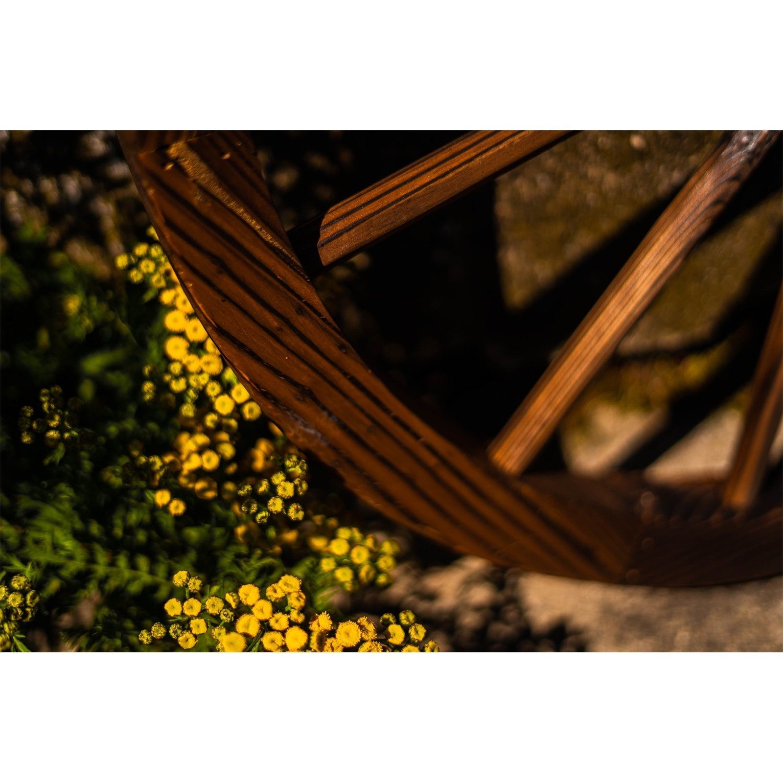 HTI-Line Gartenfigur Wagenrad Sommerset, (Stück, 1 St), Gartendekoration rustikal
